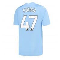 Stroje piłkarskie Manchester City Phil Foden #47 Koszulka Podstawowej 2023-24 Krótki Rękaw